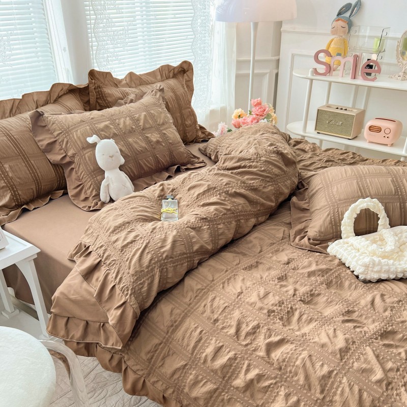 Lenjerie de Lux CREPONATA din Bumbac COD VC15 Lenjerie de Lux CREPONATA din Bumbac COD VC15