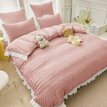 Lenjerie de Lux CREPONATA din Bumbac COD CVC05 Lenjerie de Lux CREPONATA din Bumbac COD CVC05