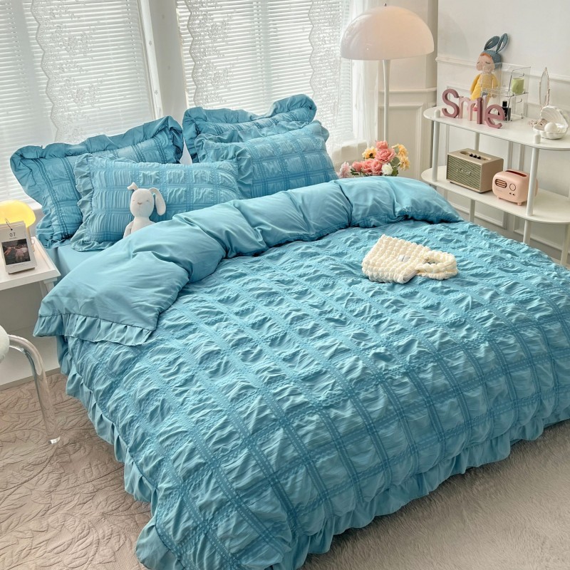 Lenjerie de Lux CREPONATA din Bumbac COD VC06