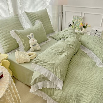 Lenjerie de Lux CREPONATA din Bumbac COD VC18 Lenjerie de Lux CREPONATA din Bumbac COD VC18