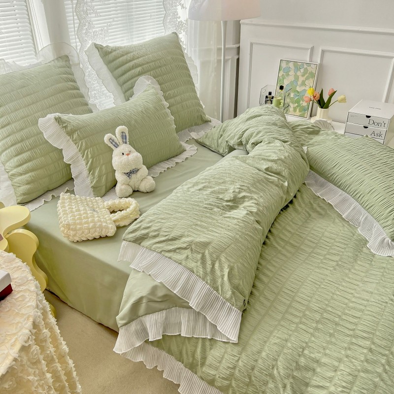 Lenjerie de Lux CREPONATA din Bumbac COD VC18 Lenjerie de Lux CREPONATA din Bumbac COD VC18