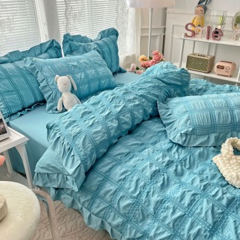 Lenjerie de Lux CREPONATA din Bumbac COD VC06 Lenjerie de Lux CREPONATA din Bumbac COD VC06