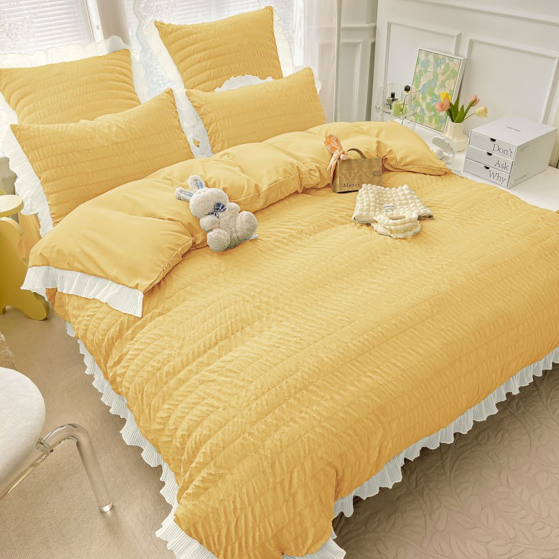 Lenjerie de Lux CREPONATA din Bumbac COD VC12