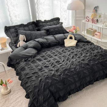 Lenjerie de Lux CREPONATA din Bumbac COD VC13 Lenjerie de Lux CREPONATA din Bumbac COD VC13