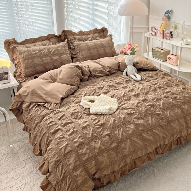 Lenjerie de Lux CREPONATA din Bumbac COD VC15