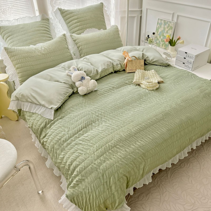 Lenjerie de Lux CREPONATA din Bumbac COD VC18