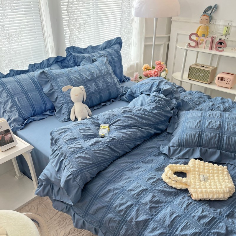 Lenjerie de Lux CREPONATA din Bumbac COD VC20 Lenjerie de Lux CREPONATA din Bumbac COD VC20