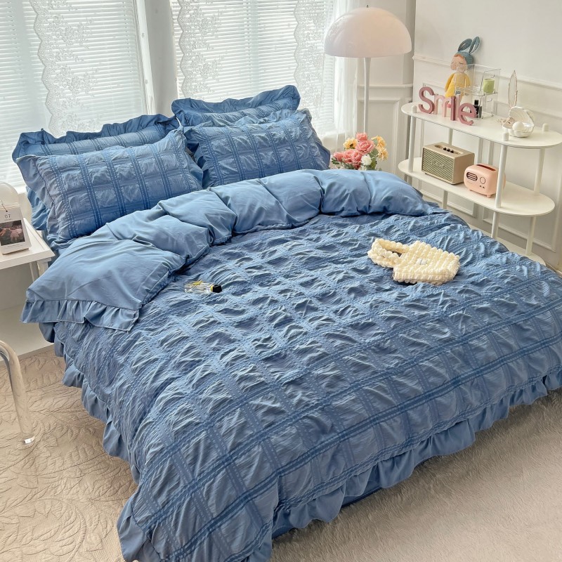 Lenjerie de Lux CREPONATA din Bumbac COD VC20 Lenjerie de Lux CREPONATA din Bumbac COD VC20