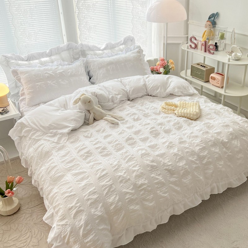 Lenjerie de Lux CREPONATA din Bumbac COD VC23