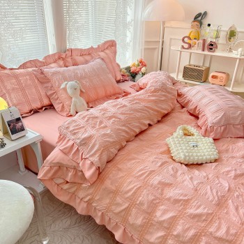 Lenjerie de Lux CREPONATA din Bumbac COD VC01 Lenjerie de Lux CREPONATA din Bumbac COD VC01