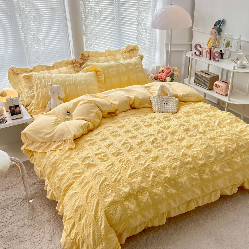 Lenjerie de Lux CREPONATA din Bumbac COD VC28