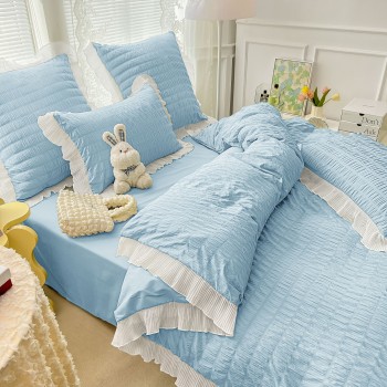 Lenjerie de Lux CREPONATA din Bumbac COD VC04 Lenjerie de Lux CREPONATA din Bumbac COD VC04