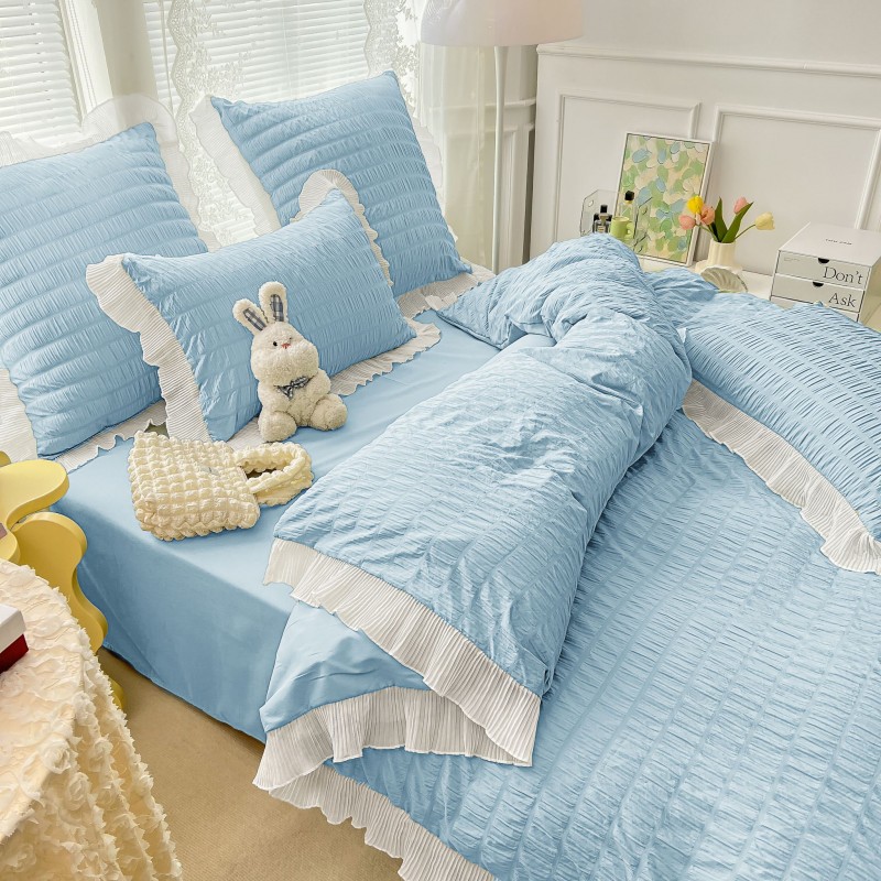 Lenjerie de Lux CREPONATA din Bumbac COD VC04