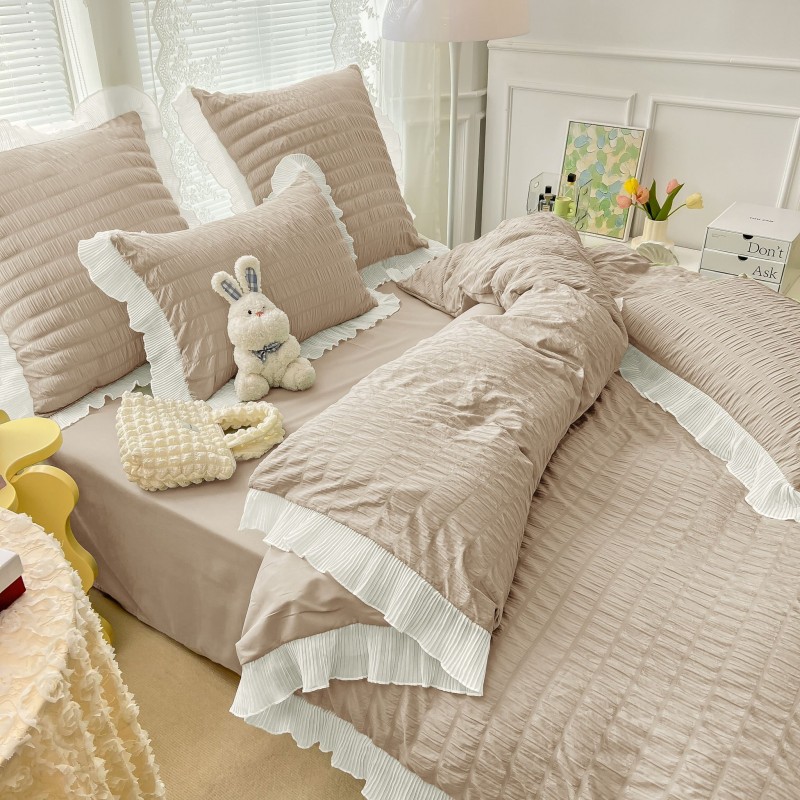 Lenjerie de Lux CREPONATA din Bumbac COD VC02