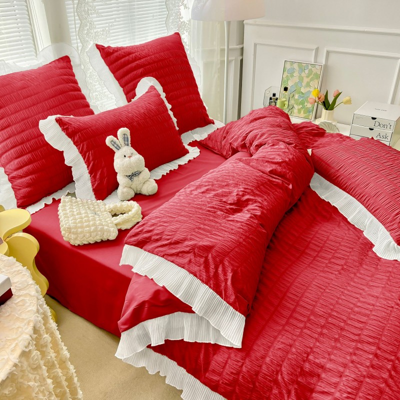 Lenjerie de Lux CREPONATA din Bumbac COD VC14
