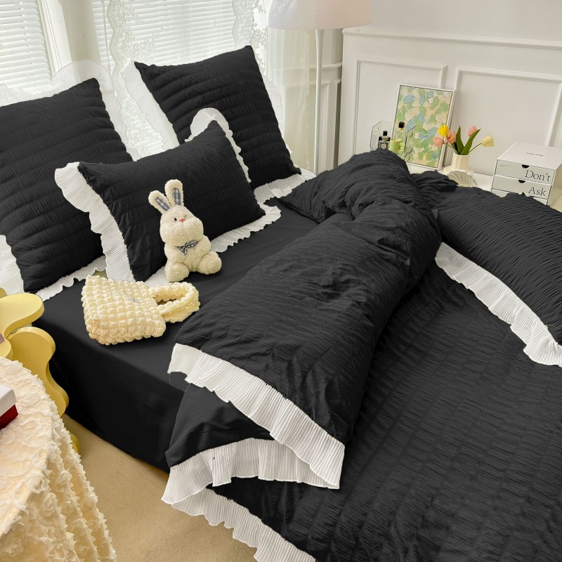 Lenjerie de Lux CREPONATA din Bumbac COD VC19