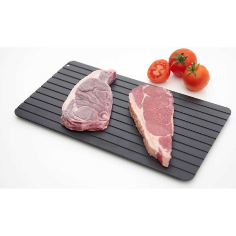 Tava metalica pentru decongelare rapida a alimentelor Tava metalica pentru decongelare rapida a alimentelor