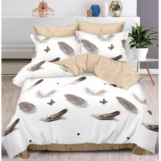 Lenjerie de pat 6 piese bumbac finet PUCIOASA COD BFP20 Lenjerie de pat 6 piese bumbac finet PUCIOASA COD BFP20