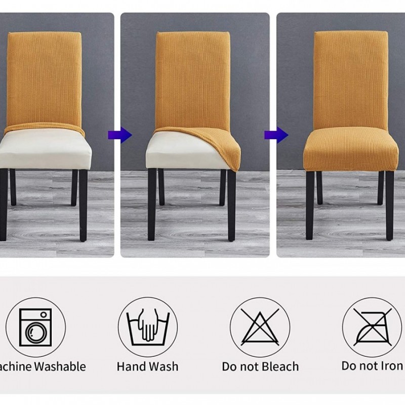 Set huse elastice, 6 scaune COD HH01 Set huse elastice, 6 scaune COD HH01