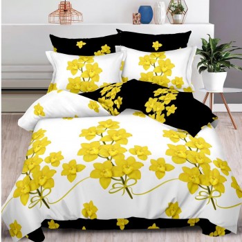 Lenjerie de pat 6 piese bumbac finet PUCIOASA COD BFP136 Lenjerie de pat 6 piese bumbac finet PUCIOASA COD BFP136